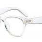 New Transparent Cat Eye Glasses Frame For Women Men Vintage Frame Clear Optical 2018 Brand Designer 