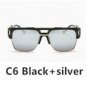 Brand Designer Oversized Men Sunglass Women Flat Top Sun Glasses Square Male Large Mirror Fashion Cl