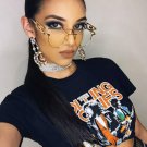 Fashion Sunglasses Women Steampunk Punk Glasses Brand Transparens Glass Myopia UV400 Punk de sol gaf