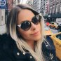 Fashion Oversized Cat Eye Diamond Mirror Sunglasses Women Brand Designer Metal Frame Lady Sun Galss