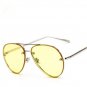 Classic Flat Top Sun glasses Ocean Pilot Mirror Sunglasses Pink UV400 2017 Male Famous Cool Brand D