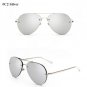 Classic Flat Top Sun glasses Ocean Pilot Mirror Sunglasses Pink UV400 2017 Male Famous Cool Brand D