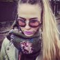 New Fashion Oversized Round Sunglasses Women Big Frame Multi Mirror Sun Glasses For Female Oculos De
