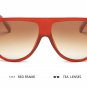 New Fashion Flat Top Sunglasses Women Brand Designer Thin Frame Sun Glasses For Lady Girl Shades Fem