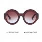New Ladies Round Sunglasses Luxury Women Brand Designer Sexy Sun Glasses For Female Party Shades UV4