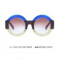 New Ladies Round Sunglasses Luxury Women Brand Designer Sexy Sun Glasses For Female Party Shades UV4
