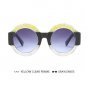 New Ladies Round Sunglasses Luxury Women Brand Designer Sexy Sun Glasses For Female Party Shades UV4