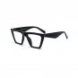 Cat Eye Personality Sunglasses Big Frame Transparent Bright Lens Sun Glasses Women Minimalist Design