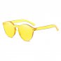 Frameless Sunglasses Transparent Brand Women Designer Siamese Frame UV400 Lenses Sun Glasses Fashion