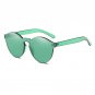 Frameless Sunglasses Transparent Brand Women Designer Siamese Frame UV400 Lenses Sun Glasses Fashion
