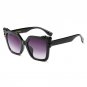 Big Frame Sunglasses New Diamond Rimmed Sun Glasses Square Butterfly Side Brand Designer Women Noble
