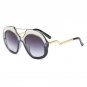 Sunglasses Women Retro Metal Frame Sun Glasses for Female Round Oversized Sun glasses For men UV400 