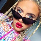 Sexy Cat Eye Sunglasses 2018 New Fashion Triangle Metal Pink Modern Retro Designer Women Sun Glasses