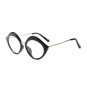 New Fashion Sexy Lips Glasses Frame Cat Eye Floral Crystal Flat Mirror Ladies Eyewear Designer Optic