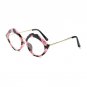 New Fashion Sexy Lips Glasses Frame Cat Eye Floral Crystal Flat Mirror Ladies Eyewear Designer Optic