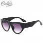High Quality Black Sunglasses Women Shades Brand Design Female Fashion Cat Eye Sun Glasses For Women