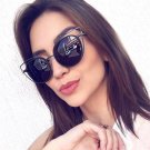 Popular Cat Eye Women Sunglasses Metal Hollow Frame Glasses Ladies Sunglasses Elegant Brand Design E
