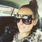 Fashion Design Sunglasses Women Oversized Frame Sun Glasses Gradient Lens Square Shades Female oculo
