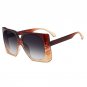 Fashion Design Sunglasses Women Oversized Frame Sun Glasses Gradient Lens Square Shades Female oculo