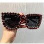 9 design luxury Sunglasses Women Square Vintage sunglasses Bling Rhinestone Sun glasses for Woman Ov