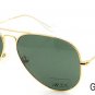 High Quality Glass Sunglasses Lens Vintage Sunglasses Men Women Gold Reflective Sunglasses UV400 Sun