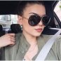 New Metal Round Pilot Sunglasses Women Oversized Vintage Sunglasses Unisex Brand Designer Glasses fo