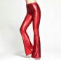 Sexy Women Glitter Pants Solid Sequin Color Club Long Pants Fashion Wide Leg Party Costume Halloween