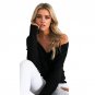 Women Casual Long Sleeve Knitted Pullover Loose Sweater Jumper Tops Knitwear