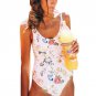 2018 Bohemia Summer bodysuit flower Sexy String Bra Women Siamese bodysuit body feminino jumpsuit co