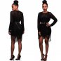 hirigin sexy hot knitted summer dress swimwear solid slim white beach output mini dresses ladies fri