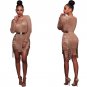hirigin sexy hot knitted summer dress swimwear solid slim white beach output mini dresses ladies fri