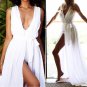 Beach Dress Tunic 2017 Summer Swimwear Cover Ups Long Maxi Bohemia Wrap Dress Vestidos De Playa Whit