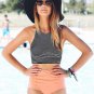 Hot 2017 New Everyday Striped Bikini Two Piece Swimsuit Women Swimwear Brief Sets Triangle High-Wais