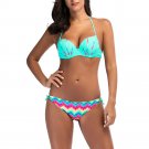 Sexy Women Bikini Bra Set Low Waist underpants Beach maillot de bain biquinis feminino Push-Up Padde