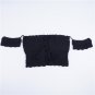 Crochet Top Off Shoulder Summer Women Brandy Melville Lace Crochet Tops Blusas Crop Tops Bikini Beac
