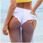 Sexy Ripped Pocket Low Rise Waist High Cut Hot Shorts Tassel Sexy Jeans Shorts Cute Bikini Beach Mic