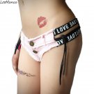 New Arrival Vintage Bikini Women Jean Denim Booty Shorts Feminino Low Waist Summer Micro Mini Tassel