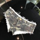 Micro Bikini Short Femme Mini Ladies Denim Shorts Low Waist Short Jeans Camouflage Sexy Shorts Night