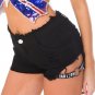 Sexy Bandage Tassel Denim Booty Shorts Vintage Cute Bikini Sexy Jeans Shorts High Waist Micro Mini S