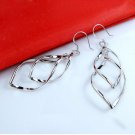 Fashion Women Alloy Plated Stud Dangle Earings Eardrop Jewelry Silver