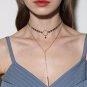 31+10cm Women Multilayer Irregular Pendant Chain Statement Necklace Tin popular female Punk Style Ne