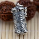 925 Sterling Silver Pendant Ga box Cylindrical S925 Solid Thai Silver Pendants Pendant Women Jewelry