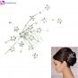 2016 new arrival women necklace Rhinestone Hair Care girl Silver Personality Gem Crystal Bridal Jewe