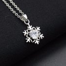 Special design and unique structure Women Snowflake Pendant Necklace Chain Necklace Jewelry 46+5cm #