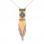 Boho Handmade Bijoux Femme Necklace Long Bohemian Tassel Pendant Color Necklace Pendant for Women