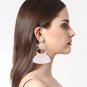 T Show Bohemia Tassels Dangle Earrings Women Accessories Cotton Handmade Fringed Earrings Ethnic Jew
