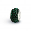 V.Ya Fashion 1 piece Bead for Pandora Bracelet Colorful CZ Crystal DIY Beads Fine Charm for Women Je