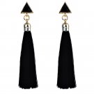 Fiber Long Tassel Dangle Earrings for Women Drop Brincos Boucle d\'oreille Brush Earring Fashion Jew