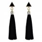 Fiber Long Tassel Dangle Earrings for Women Drop Brincos Boucle d\'oreille Brush Earring Fashion Jew