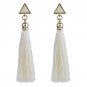 Fiber Long Tassel Dangle Earrings for Women Drop Brincos Boucle d\'oreille Brush Earring Fashion Jew